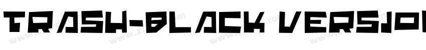 Trash-Black Version字体转换